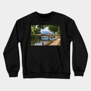 Goring on Thames Road Bridge Crewneck Sweatshirt